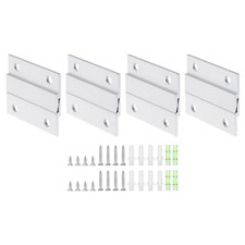 4 Pair French Cleat Picture Hanger, 2 Inch Heavy Duty Aluminum Z Bar Clip