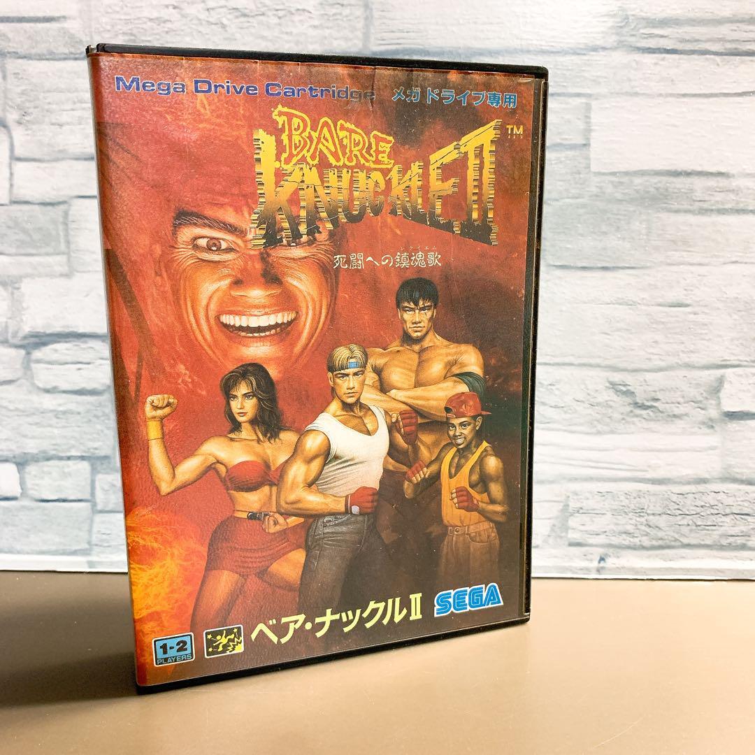 USED Bare Knuckle 2 Streets of Rage sega md genesis mega