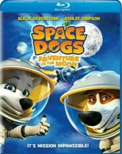 Space Dogs Adventure To The Moon (Blu-ray 2016, WS) Alicia Silverstone  ☆☆NEW☆☆