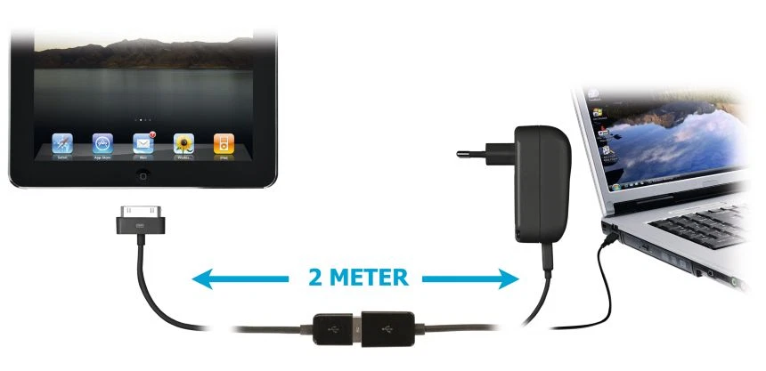 Kit de cableado Trust 17969 cable extensor Plug and Play para iPod, IPHONE y iPad- 2 Foto 2 de 2