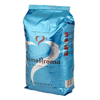 Primo Aroma ''Emozioni Blue'' 1000 g Espresso Kaffee in ganzen Bohnen