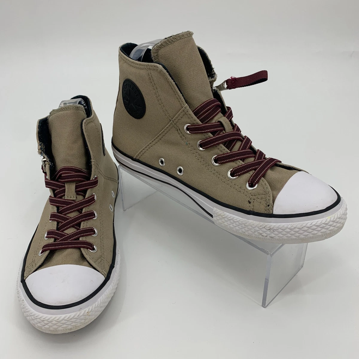 Converse haute sales enfant marron