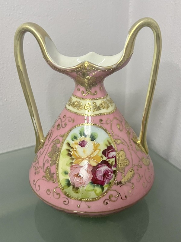 Nippon - Authentic Hand Painted Beautiful Double Handles