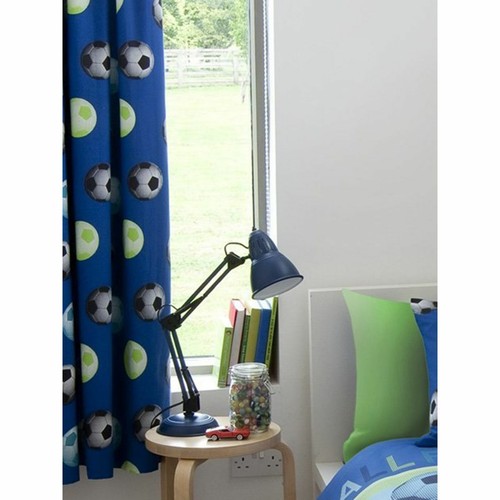 Catherine Lansfield Football Azul Doble Funda de Edredón + a Juego 183cm - Imagen 3 de 3