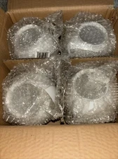 5” White Glass Globe With Lip Package Of 4