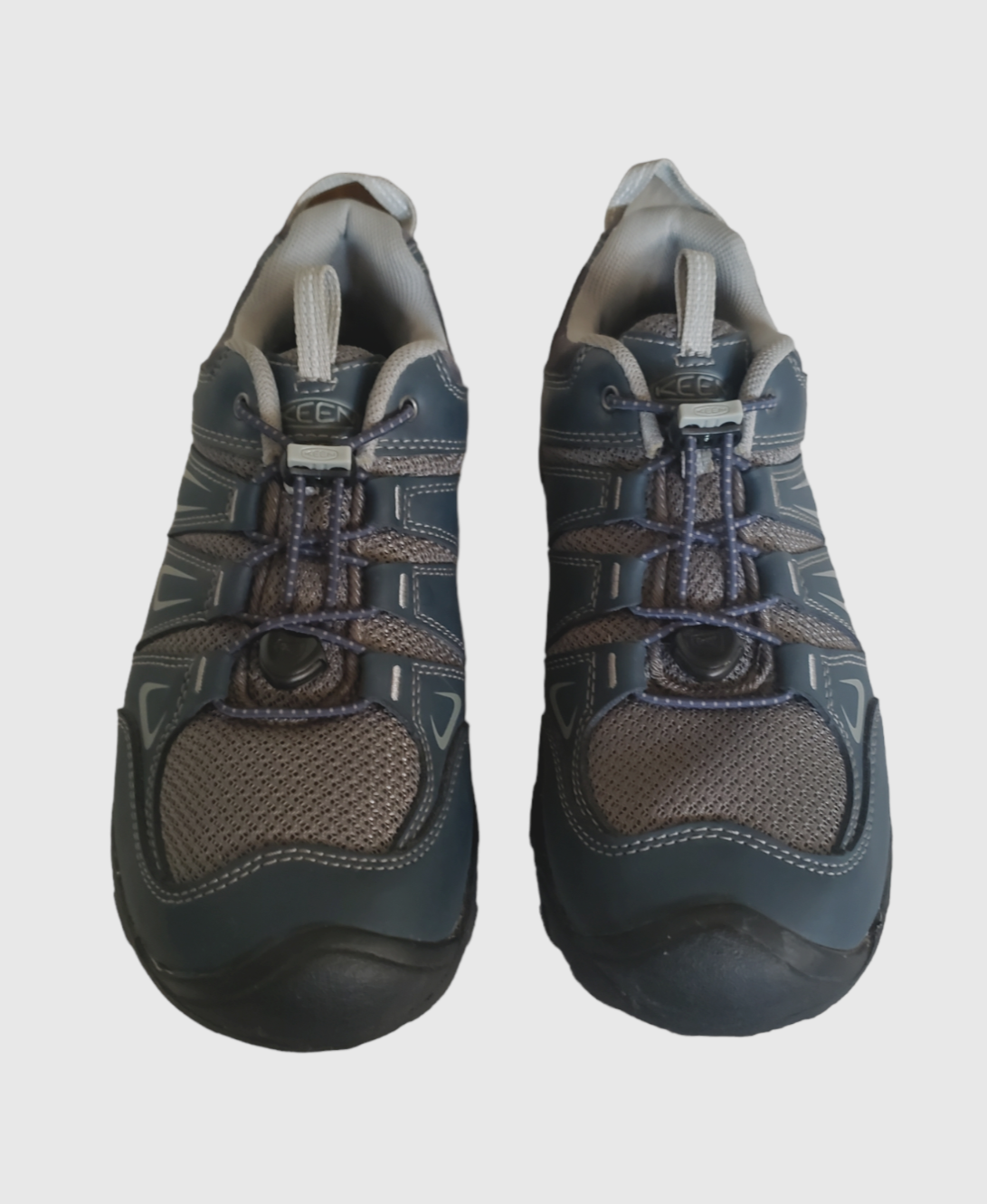 SAOLA Scarpe da trekking Keen Oakridge taglia 6 grigio notte blu navy slip on 1015192