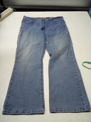 Levi Perfectly Slimming 512 Bootcut Jeans Womens Size 22 S Blue Denim Med Wash