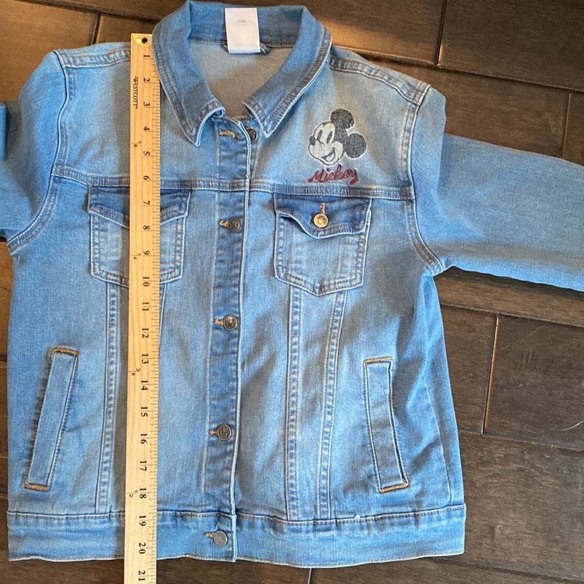 Disney “The One and Only” Mickey Denim Jacket - Size 13(Youth L/XL