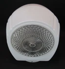 Vintage Art Deco Bathroom light Fixture Light Milk Clear Glass Globe a