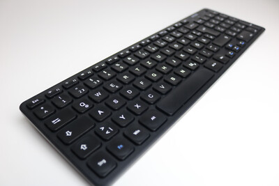 Arteck Kabellose Tastatur, QWERTZ, wiederaufladbar USB