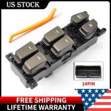 Power Window Main Switch Left Driver Side For Hyundai 08-10 Sonata 935703K600