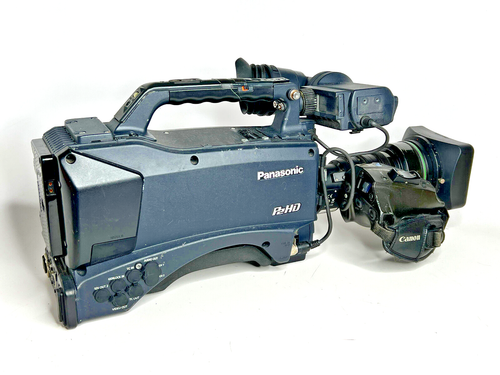 Panasonic AG-HPX300P P2HD 1/3" Camera + Canon KT17ex4.3B HD Lens 2x Extender - Picture 4 of 9