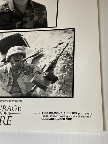 Foto stampa 1996 Lou Diamond Phillips in scene da "Coraggio sotto il fuoco". - Foto 2 di 3