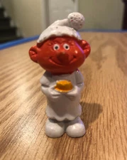 Orange Smurfs Figure Made in Hong Kong