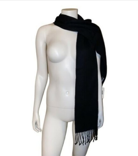 Однотонный шарф-кашне Steve Madden средней плотности, один РАЗМЕР, черный