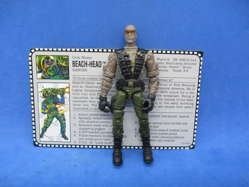 GI Joe ARAH 2003 Beach Head w card Hasbro