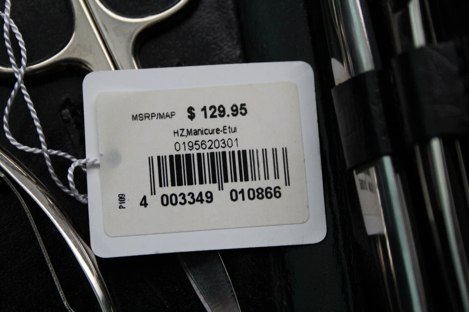 Pfeilring 5pc Manicure Set Scissors Tweezer W/BLACK CASE Germany ETUI 0195620301 - Image 2 of 3