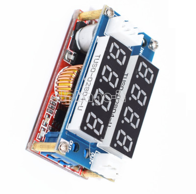5A CC/CV Adjustable Display Step Down Charge Module LED Panel Voltmeter Ammeter
