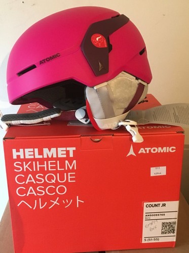 ATOMIC Count Jr Ski Helmet BERRY SIZE 