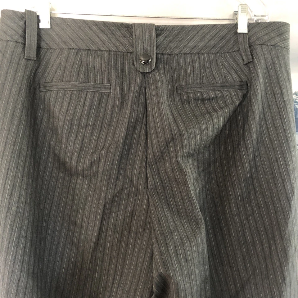 JMS Gray Pinstripe Dress Pants Hemmed Women’s 20W A2897 - Image 4 of 4