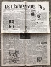 N1 Journal Le Légionnaire Of 1st May 1941