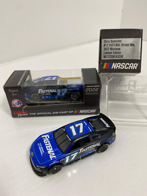 NASCAR 2022 CHRIS BUESCHER #17 FASTENAL BRISTOL WIN 1/64 CAR