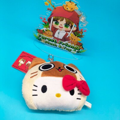 Monster Hunter X Sanrio Airou Hello Kitty Head Mascot Case Plush