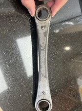 Unique And Vintage Dunlap Box End Rachet Wrench 13/16 & 7/8 - Made in USA