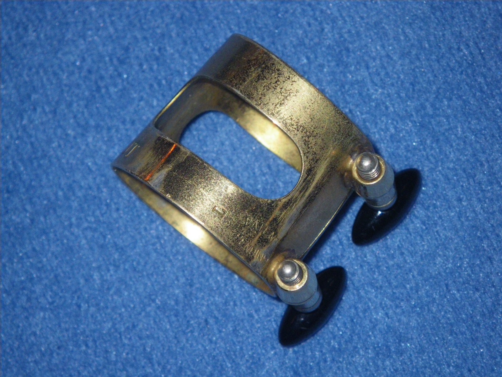 VINTAGE SUMNER TENOR SAXOPHONE LIGATURE RARE ACOUSTICUT with EPOXY