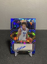 2021-22 Prizm DP College Penmanship Prizms Blue Ice #23 Justin Champagnie/75