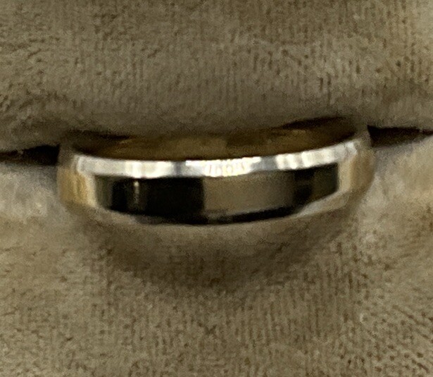 New 14K Stuller Two Tone Wedding Band