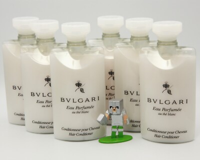 BVLGARI White Tea (Au The Blanc) Hair Conditioner, Pack of 6 - 6x75ml