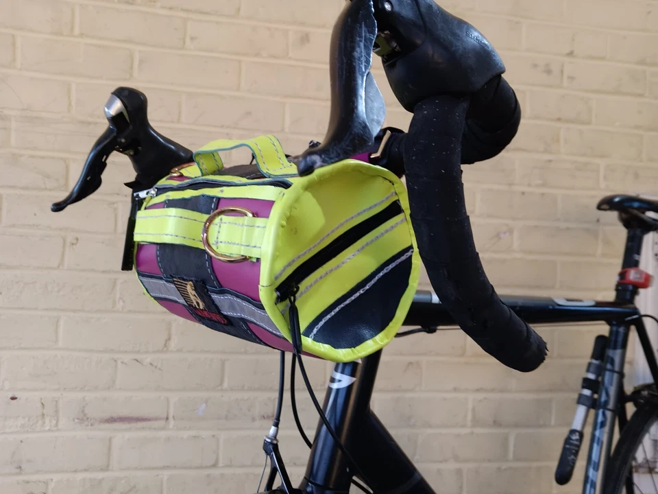 LeMond Bicycle Handlebar Bag Replica Hand Made-Man Made w/ 100% Leather - Image 2 of 4