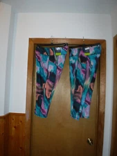 Pull On Women's Active Capri Legging size 1X, Tek Gear ,Multi Color,Elastic wais