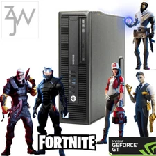Gaming PC HP AMD Desktop Computer GT730 32GB RAM 256GB SSD+500GB HDD Win10 Wi-Fi