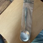 One NOS Vintage  Lunt USA Sweetheart Sterling Silver Round Cream Soup Spoon