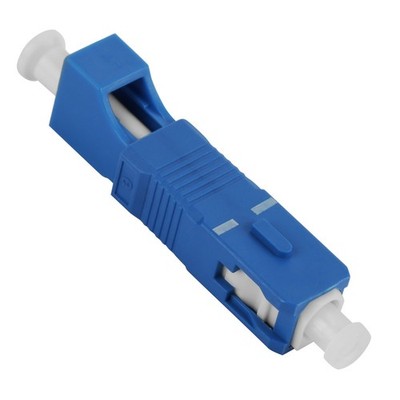 SC Male Zu LC Female Single Mode Fiber Optic Hybrid Optical Adapter Converter