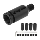 M12 x 1.25 Car Universal Black Gear Shift Knob Adapter for Non Threaded Shifter