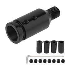 M12 X 1.25 Car Universal Black Gear Shift Knob Adapter For Non Threaded Shifter M12 X 1.25 Car Universal Black Gear Shift Knob Adapter For Non Threaded Shifter