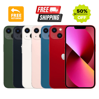 Apple iPhone 13 128GB Unlocked Verizon Cricket 6.1-inch OLED Display