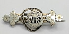 Broche ancienne jubilé de diamant reine Victoria en argent massif