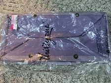 Thirty One Large Utility Tote in Purple Crosshatch