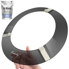 Hard Hat Sun Shade 4 Sets Only Fits Standard V-Gard Full Brim Attachment, Rep...