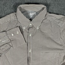 Brunello Cucinelli Made in Italy Basic Fit Mens XL Button Down Shirt Designer