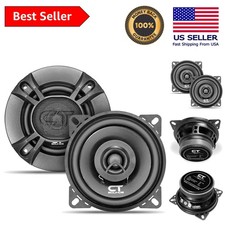 -4-COX 4" Dynamic Coaxial Speakers - 160W Power, Compatible with Most Cars