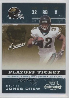 2007 Playoff Contenders Playoff Ticket 162/199 Maurice Jones-Drew #49 g2u