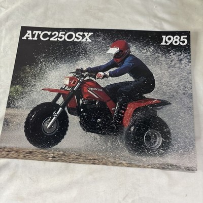 1986 ATC250SX ATV Sales Brochures Genuine Honda