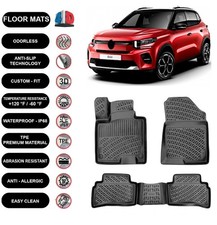 Floor Mats Liner Fits Citroen C3 Electric (2024-2025) Waterproof 4D Molded 4pcs