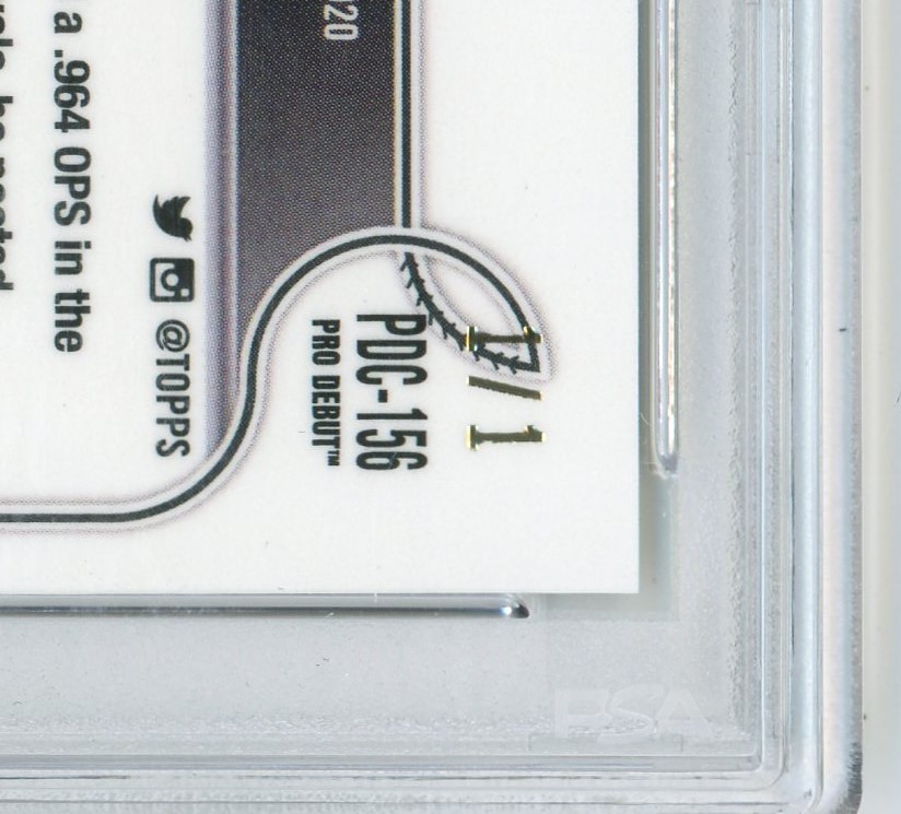 2022 Topps Pro Debut - Chrome Coby Mayo #PDC-156 SuperFractor /1
