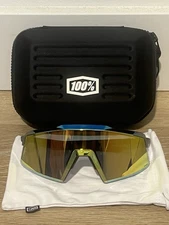 100 Percent AEROCRAFT Sunglasses Soft Tact Grey  HiPER Copper Mirror